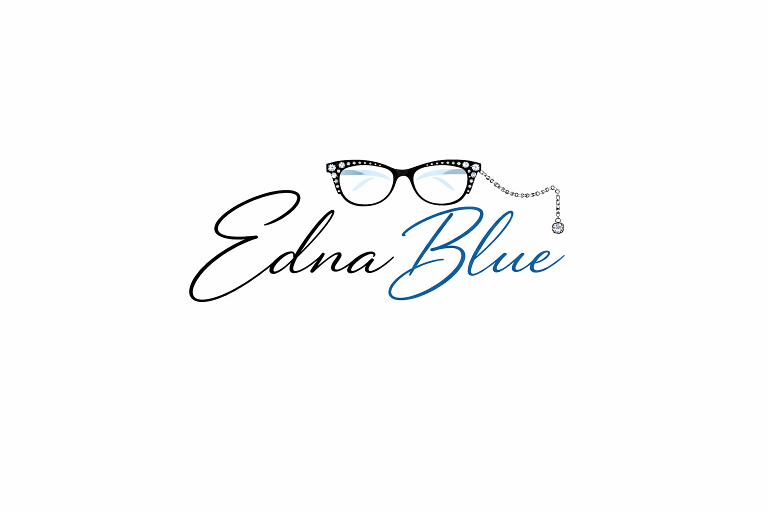 Edna Blue Custom Frame Atelier